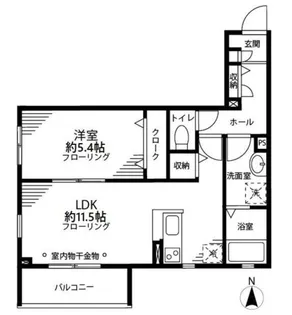 シャルマントミール【3階】の間取り