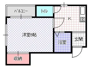 フローラルヴィラ【2階】の間取り