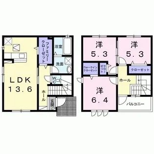グレースメゾン【1階】の間取り
