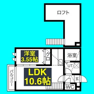 Patina中村公園 II【2階】の間取り