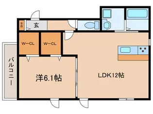 シャロームノース【2階】の間取り