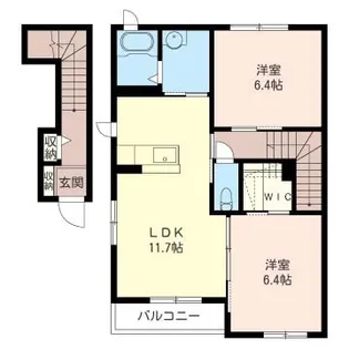 アルベール01【2階】の間取り