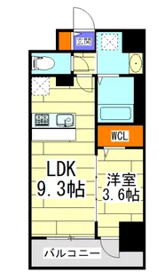 ファステート難波グランプリ【14階】の間取り