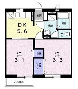 サンストウ【2階】の間取り