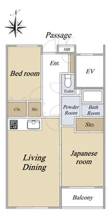 赤堤シティハウス【4階】の間取り
