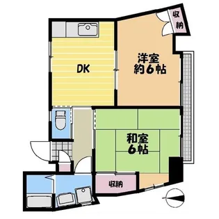 エクセル南雪谷【1階】の間取り