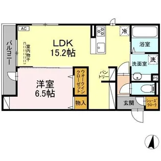 リベルタ【2階】の間取り