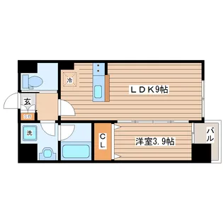 プレシャス二日町【5階】の間取り