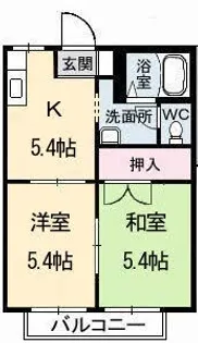 パークアベニュー 2号【1階】の間取り