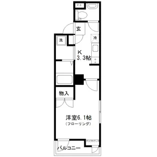 エリーズメゾン【3階】の間取り