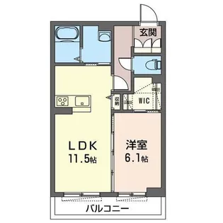 フォレナコート北浦和【1階】の間取り