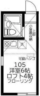 フェローズ横須賀【1階】の間取り