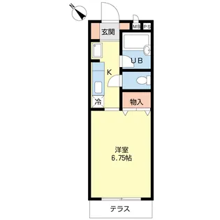 パルーム江戸川【1階】の間取り