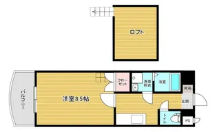 リファレンス門司駅前【8階】の間取り