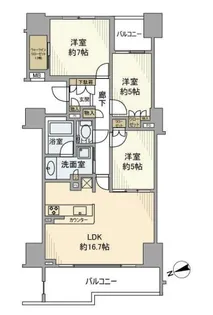 シティテラス目白 Cテラス【13階】の間取り