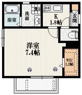 フォレスト小平II【2階】の間取り