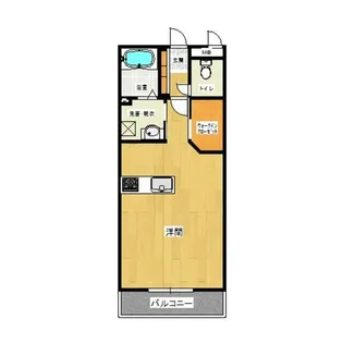 アサヒ プリンス【4階】の間取り