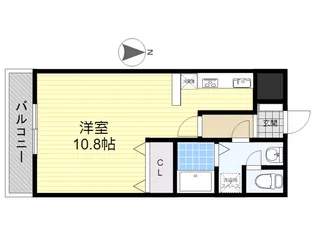 ヴィラ井上2【2階】の間取り
