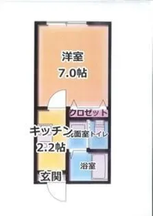 レジデンス木更津【1階】の間取り