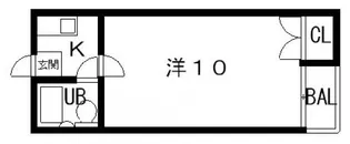 ドーミトーリィ上田【2階】の間取り