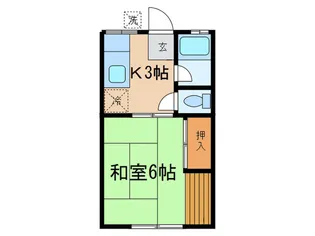 カトルセゾン【2階】の間取り
