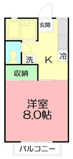 TAP安藤6【2階】の間取り