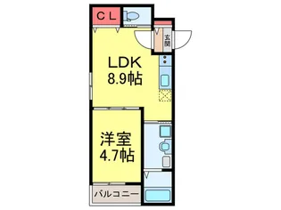 ハイム凜【2階】の間取り