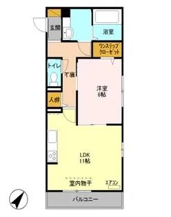 フローラ【2階】の間取り