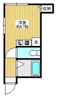 福米コーポ【2階】の間取り