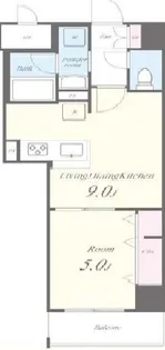 La Gracia 四谷【3階】の間取り