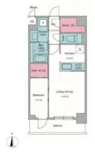 KDXレジデンス上石神井II【3階】の間取り