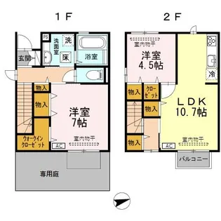 グレイスフル【2階】の間取り