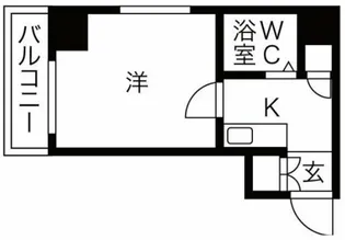 ダイホープラザ千駄木【9階】の間取り