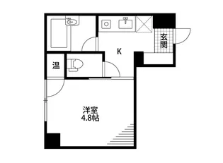 プラザ・ドゥ・ロード【4階】の間取り