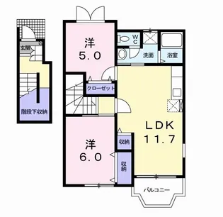パインヒル石井 A【2階】の間取り