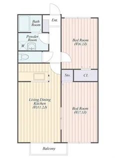LSY-16 アドヴァンスII【1階】の間取り