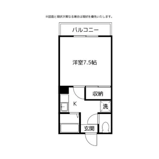 シャルム北代【2階】の間取り