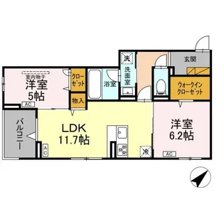 D-Lotus【2階】の間取り