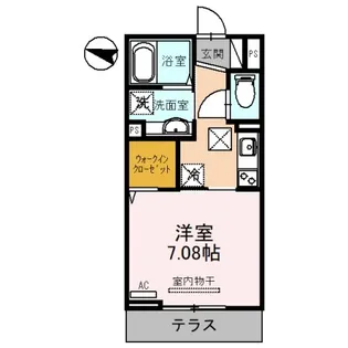 エヌワン レジデンス南阿佐ヶ谷【2階】の間取り