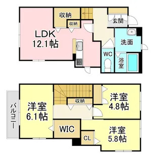 REFIANT到津の間取り