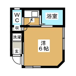 パールハイツ(高円寺北1)【1階】の間取り