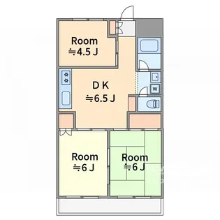 古屋ガーデンマンション【1階】の間取り