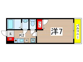 ドエル多摩川【3階】の間取り