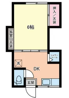 やまみ荘【2階】の間取り