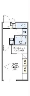 レオパレストリーゴ【2階】の間取り