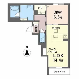 フィオーレ御器所【1階】の間取り