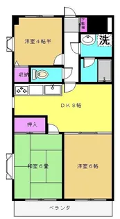 ガーデンプレイス【1階】の間取り