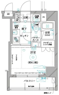REALIZE平和島【2階】の間取り