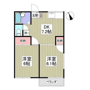 ルミネ桜木【2階】の間取り