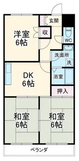 原第5マンション【2階】の間取り